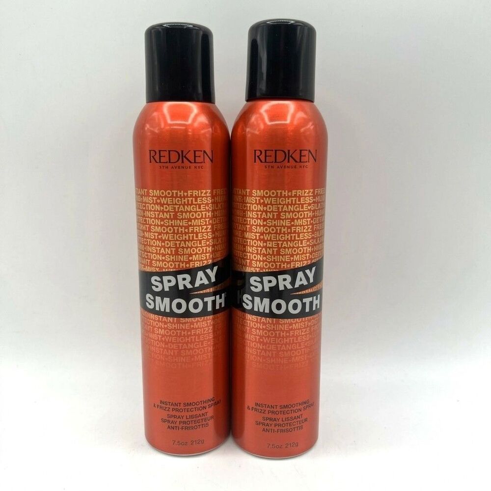 Redken Spray Smooth Instant Smoothing Defrizzing Spray 7.5 oz (pack of 2)
